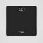 Waga łazienkowa elektroniczna precyzyjna 180 KG szklana czarna slim LCD czarny