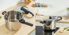 Szybkowar TEFAL Secure Trendy Pressure 4L INDUKCJA P2580402 garnek ciśnieniowy, do szybkiego gotowania, srebrny, do