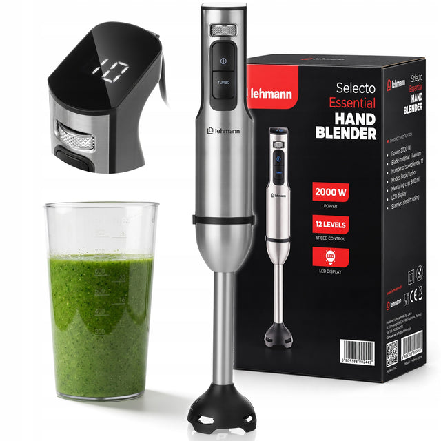 Blender ręczny wielofunkcyjny mikser do smoothie regulacja turbo MOC 2000W
