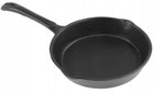 Patelnia żeliwna 20 cm ciężka indukcja Gaz 2251 naczynie do smażenia, okrągły kształt, tradycyjna, wysokość 5 cm