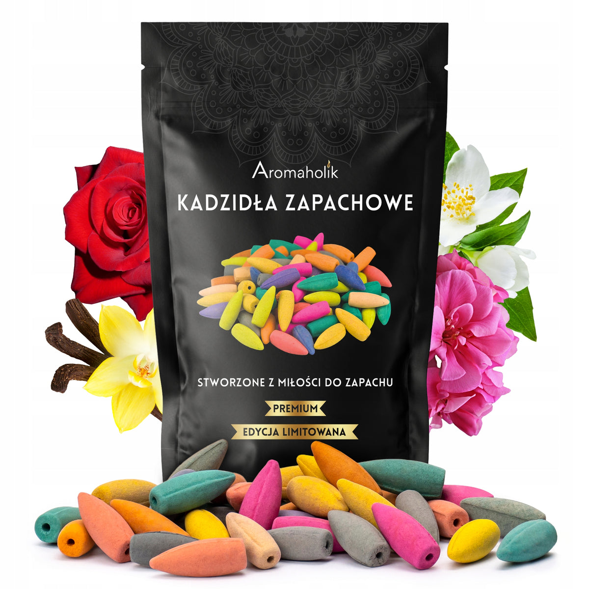 Naturalne Kadzidełka Zapachowe MIX 12 - 60szt.