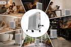 Czeski Grzejnik olejowy Riwall 2500W biały NA GĘSTY OLEJ OLEJAK 13-ŻEBEREK 550 mm 520 mm grzewcza