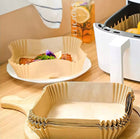 300 x WKŁAD AIR FRYER WKŁADY PAPIEROWE DO FRYTOWNICY BEZTŁUSZCZOWEJ 20 x 20 papier do pieczenia 20 cm /Wzór ze 150 sztuk