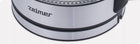 Czajnik zelmer ZCK8024 1.7 l 2200 w srebrny/szary metal, szkło