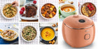 Multicooker Tefal POP ryżowar 0,7l terakota garnek elektryczny 8 programów 0.7 l 350 w pomarańczowy