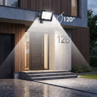 Halogen LED 100W Naświetlacz Zewnętrzny Reflektor Lampa z Czujnikiem Ruchu oprawa do ogrodu, podjazdu i elewacji, 7000