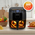 Frytkownica beztłuszczowa AIR fryer frytownica 4l berdsen 1500W czarny