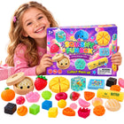 Kalendarz Adwentowy Gniotki Squishy 24 Sztuki Sensoryczne Zestaw Antystres wiszący