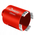 OTWORNICA SEGMENTOWA DIAMENTOWA 68mm KORONKA WIERTŁO DO BETONU ADAPTER SDS+ pod puszki elektryczne, cegły, ceramiki