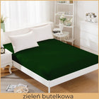 Prześcieradło JERSEY 160x200 Z GUMKĄ 100% BAWEŁNA naciągane na materac do 20 cm, białe
