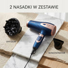 Suszarka do włosów z jonizacją 2400W Zimny nawiew + Koncentrator i Dyfuzor 2400 w