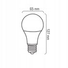 Zestaw 6x Żarówka LED E27 A65 15W=100W 1521lm 240° Premium Ciepła 3000K źródło światła do lamp, kulista, oświetlenie