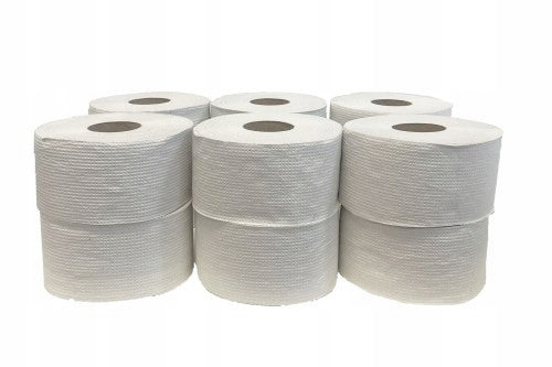 Papier toaletowy szary jumbo 100mb 12szt rolka łazienkowa z recyklingu, bezzapachowa, sucha