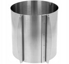 Rant do tortu 20cm wysoki regulowany 16-30cm obręcz do ciast+ spinka forma cukiernicza, tortownica metalowa, zmywalna w
