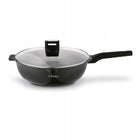 PATELNIA WOK Indukcja POKRYWKA DUŻA Głęboka Solidna Starke Pro Yasai 32 cm do smażenia stir-fry i potraw azjatyckich