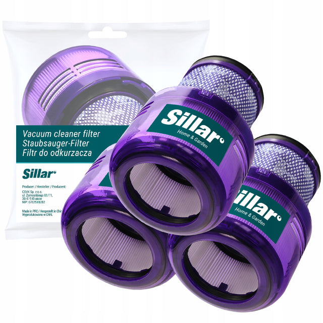3x filtry filtr zmywalny do odkurzacza dyson V11 V15 detect absolute PRO zamiennik 3 szt.