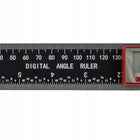 Kątomierz Elektroniczny Cyfrowy Wyświetlacz LCD 200mm 360° Linijka Tworzywo miernik kąta do prac budowlanych