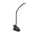 LAMPKA LED PRZEWODOWA DO CZYTANIA Z KLIPSEM I KABLEM USB-C 80 CM oświetlenie biurka, lampa robocza, czarna, zasilanie