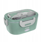 Lunch Box N'oveen LB725 Nature metalowy pojemnik na jedzenie 1100 ml, zielona śniadaniówka