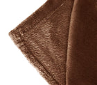 Miękki KOC polarowy 200x220 brązowy narzuta na łóżko na prezent kolory mikrofibra, certyfikat oeko-tex Standard 100