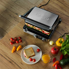 Grill elektryczny Yoer Opiekacz Panini 2000W +Prog czasu temp + opcj. gofry nominalna