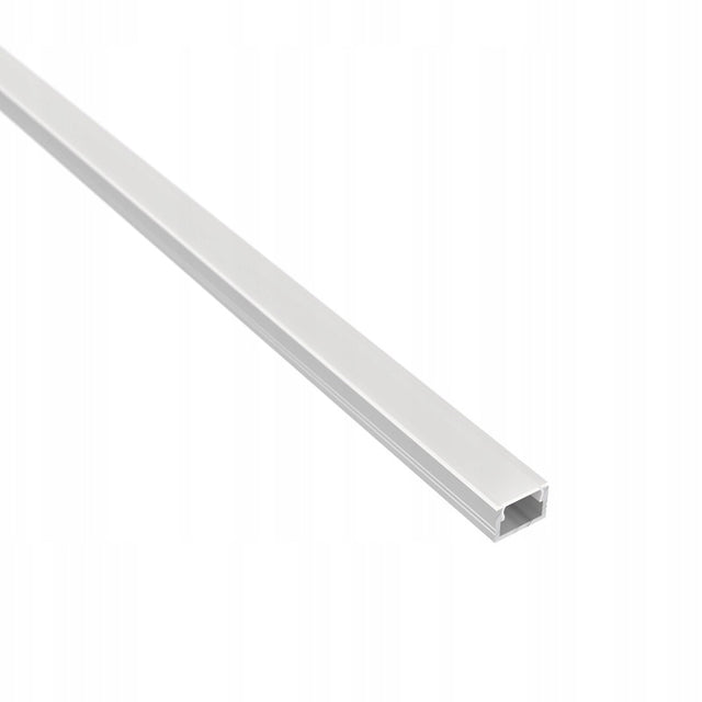 Profil aluminiowy line micro 2m klosz mleczny do taśmy LED, kanał montażowy, osłona rozpraszająca światło