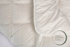 Kołdra wełniana owcza merino 140 x 200 cm całoroczna producent 100% bawełna antyalergiczna, pranie w pralce
