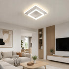 Lampa Sufitowa Plafon LED Kwadratowy Biały Natynkowy Nowoczesny 4500K 30W oprawa do salonu kuchni korytarza, neutralna