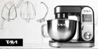 Robot planetarny kuchenny taia ORA 2000 w mikser wielofunkcyjny misa 6,5 L srebrny/szary
