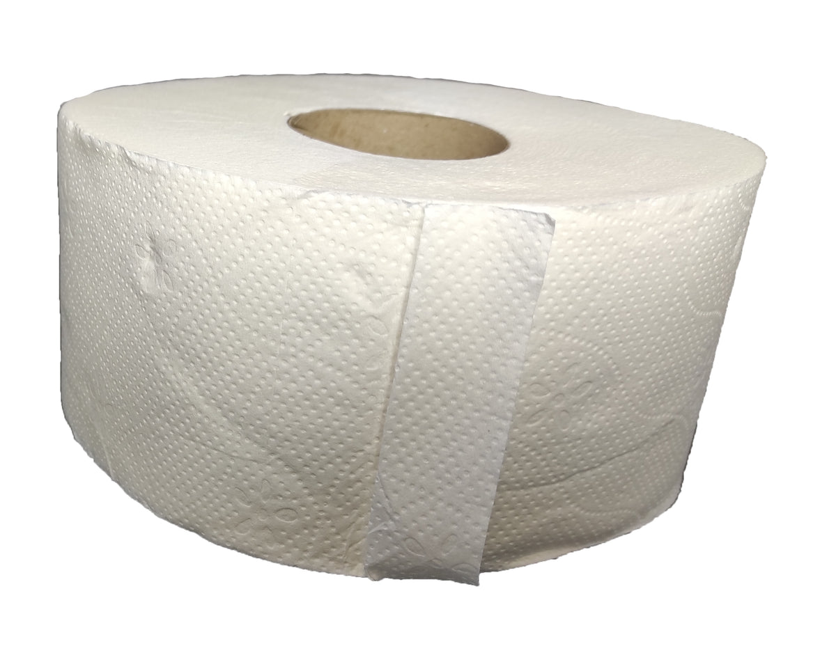 Papier toaletowy 100% celuloza 12 szt. Jumbo Duży biały miękki rolka 2-warstwowa 100 m bezzapachowa do WC