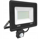 Halogen reflektor naświetlacz lampa LED 50W 4500lm 4500K czujnik ruchu oświetlenie zewnętrzne biały neutralny IP66 do