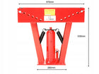 GIĘTARKA HYDRAULICZNA DO RUR 12 TON 12T + 6 PROFILI 90STOPNI POZIOM PION
