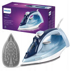 Żelazko parowe Philips DST5030/20 45g/min SteamGlide 2400W Blokada kapania stopa ceramiczna, uderzenie pary 180 g/min