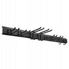 Wieszak Na Łopaty Uchwyt Na Narzędzia Ogrodowe Haki Listwa Garażowa 226kg metalowy organizer ścienny 10 miejsc, zaciski