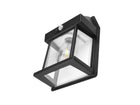 LAMPA SOLARNA KINKIET ŻARÓWKA LED ELEWACYJNA OGRODOWA ZEWNĘTRZNA MOCNA z czujnikiem ruchu, regulowana jasność, do