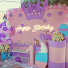 Neon LED happy birthday na urodziny napis duży podwójny na baterie USB dekoracja świetlna imprezowa, ozdoba