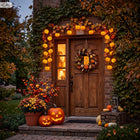 Girlanda lampki dynie świecące 20 LED wiszące dekoracja upiorna halloween łańcuch świetlny na przyjęcie tematyczne do