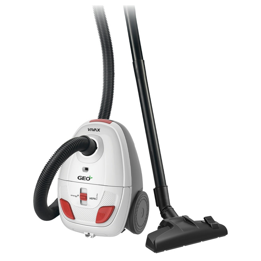 Mały odkurzacz workowy Vivax VC-701W GEO 700W 1,5l filtr hepa lekki 3.8 kg