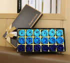 54x róże mydlane prezent kwiaty flower BOX główka sztuczna róża do kąpieli główki kwiatowe czerwony
