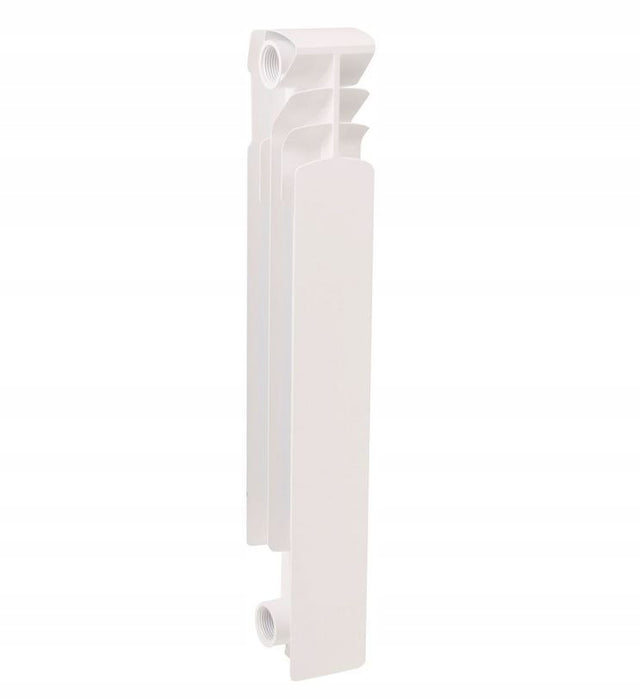Grzejnik aluminiowy armatura G500F 1 żeberko 112 w 800 mm 57.3 mm grzewcza biały