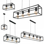 Nowoczesna lampa sufitowa żyrandol oprawa loft industrial e27 led horus wisząca metalowa, 1 punkt świetlny, max 60 w