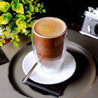 6x SZKLANKA TERMICZNA DO KAWY LATTE HERBATY Z PODWÓJNYM DNEM 350ml PREZENT 350 ml bezbarwny