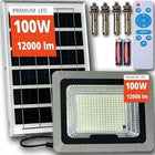 Mocna duża lampa solarna LED uliczna ogrodowa pilot halogen solarny premium naświetlacz zewnętrzny 24000 lm 6500 K IP66