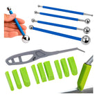 PATYCZKI GUMKI DO SILIKONOWANIA WYGŁADZANIA SILIKONU ZESTAW DO FUGOWANIA szpachelki, akcesoria glazurnicze, narzędzia