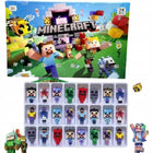 KALENDARZ ADWENTOWY MINECRAFT 24 FIGURKI BRELOKI DLA DZIECI NA PREZENT XL stojący