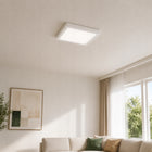 Plafon LED Panel Sufitowy Natynkowy Lampa 24W Nie Mruga Biały kwadratowy oprawa oświetleniowa do wnętrz, neutralna