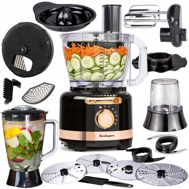 Robot kuchenny wielofunkcyjny 16W1 1800MAX blender szatkownica młynek tarka nominalna czarny