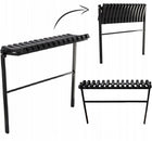 Ławka cmentarna na cmentarz składana szeroka 90cm siedzisko przy grobie, wysokość 75 cm