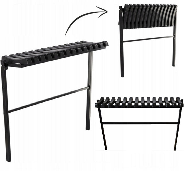 Ławka cmentarna na cmentarz składana szeroka 90cm siedzisko przy grobie, wysokość 75 cm
