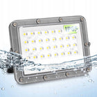 Halogen Naświetlacz Reflektor LED 50W 5000lm Slim zewnętrzny Wodoodporny lampa IP65, światło neutralne 4500 K do